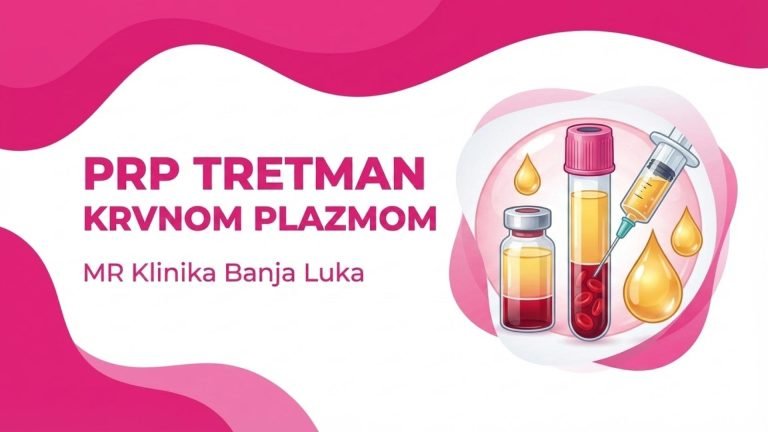 PRP tretman krvnom plazmom Banja Luka Prirodna regeneracija kože i zglobova u MR Klinici